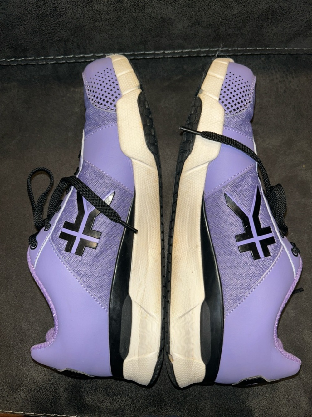 Kuru Quantum 2 Lavender Black Athletic Comfort Ergonomic Sneakers Women’s 10 - Picture 8 of 16